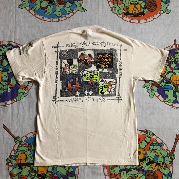 Vintage Single Stitch 1996 10th Anniversary CrownKing Scramble 50k Run T Shirt M - Picture 2 of 7